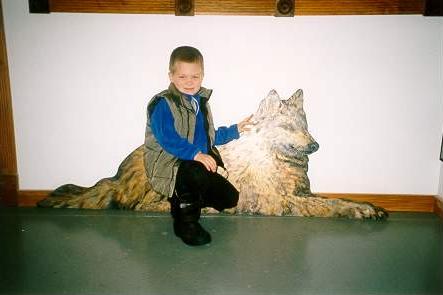 Max and the Reclining Wolf paintings